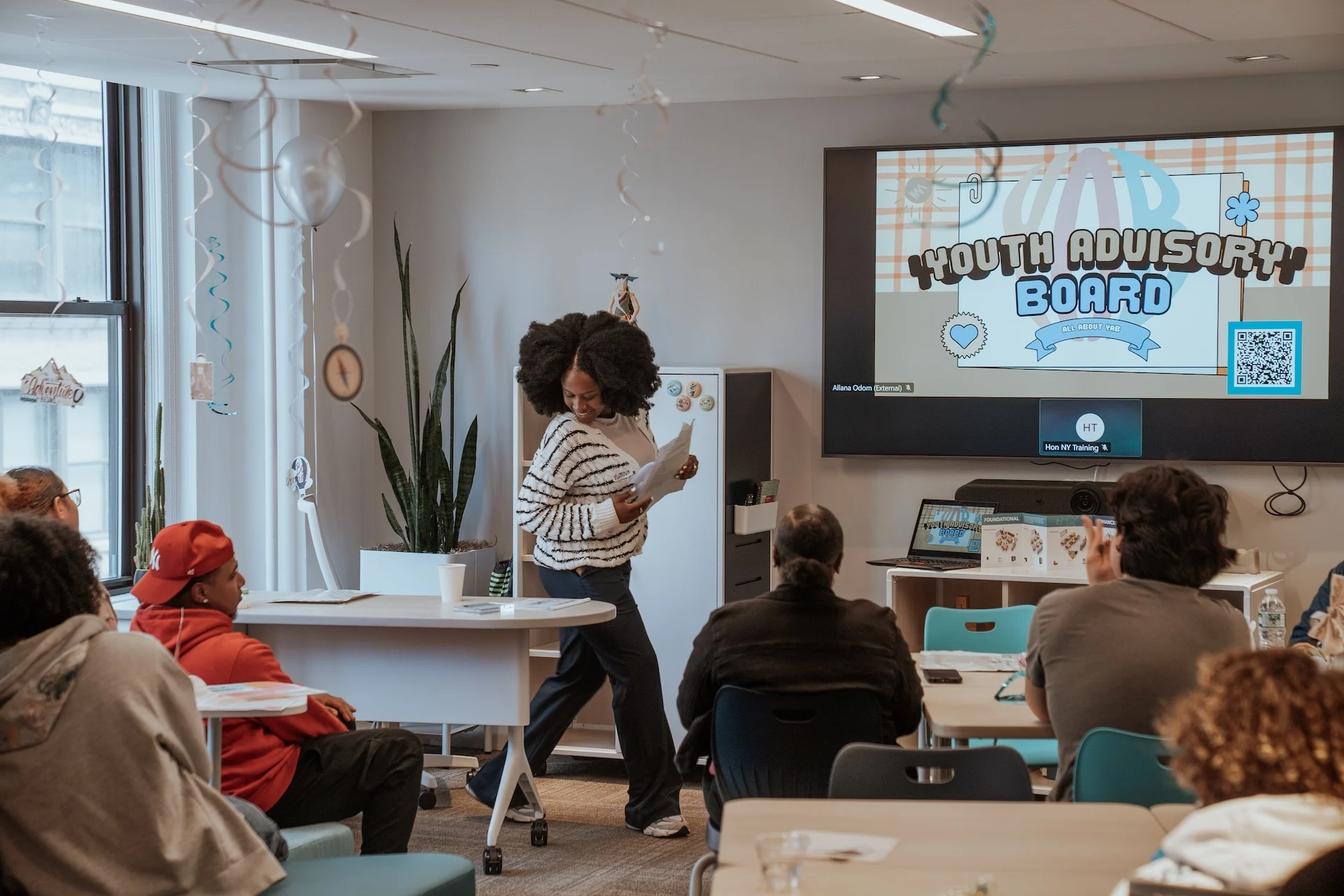 Youth Advisory Board Youth Advisory Board classroom image.